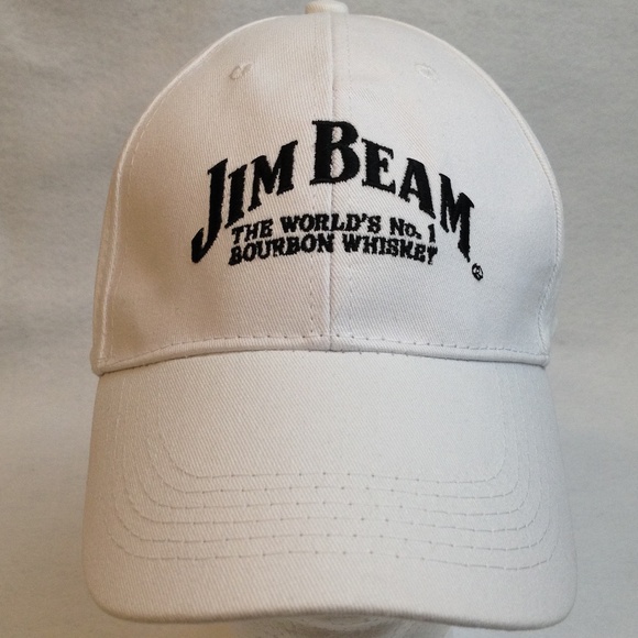 Jim Beam Other - Jim Beam Whiskey Unisex Adjustable White Cap
